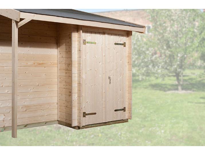 Weka Anbauschrank mit Schleppdach 300 × 62 × 210 cm