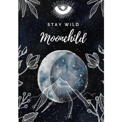 Moon Collection / Notizbuch, Bullet Journal, Journal, Planer, Tagebuch 'Stay Wild Moonchild'; Taschenbuch von Christin Scharte, Epubli,