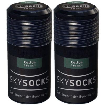 Skysocks Cott Navy 40/41 x2 2x2 St