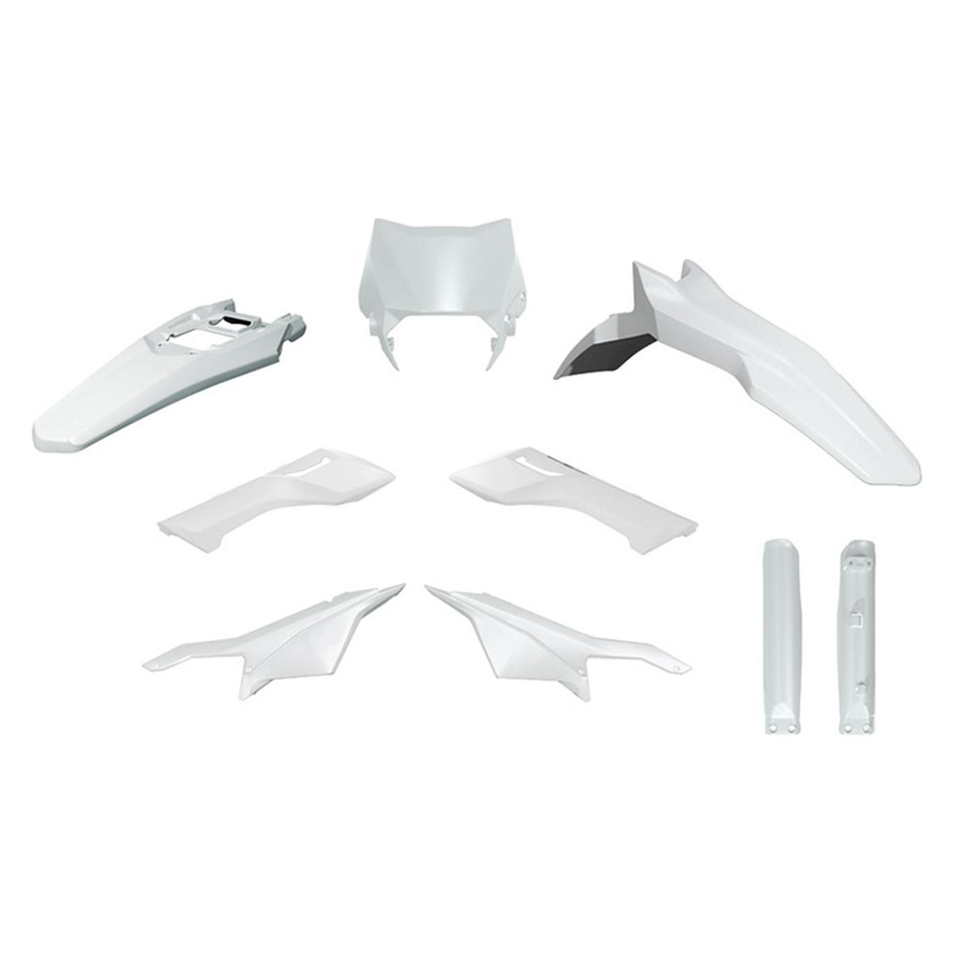 Racetech (RTECH) KUNSTSTOFFSATZ SURRON ULTRA BEE '23-'25 FARBE WEISS (KITSUR-BN0-624)