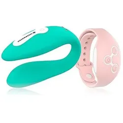 Wearwatch, Vibrator, Dual Pleasure Drahtlose Technologie Watchme Light Aquamarine / Coral