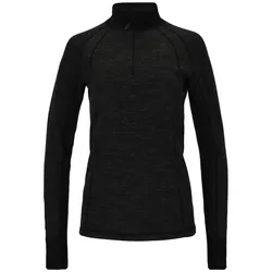 Whistler Candee Merinowolle Skipullover Damen 1011 - dark grey melange 46