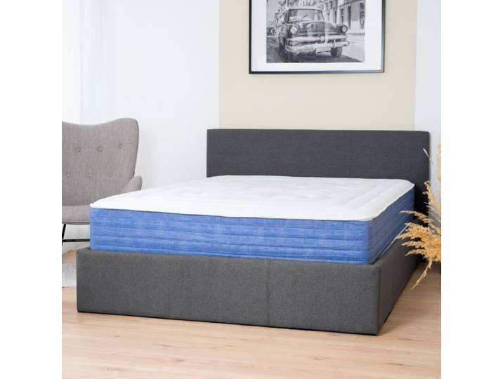MEUBLES COSY Matelas 160x200x22cm à mémoire de Forme Extra Confort 7 Zones Haute résilience Ergonomique Réversible