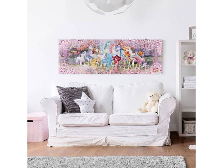 Tableau déco Mia and Me I 120 x 40cm Multicolore