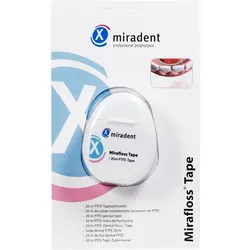 MIRADENT Zahnseide Mirafloss Tape teflonbeschicht.
