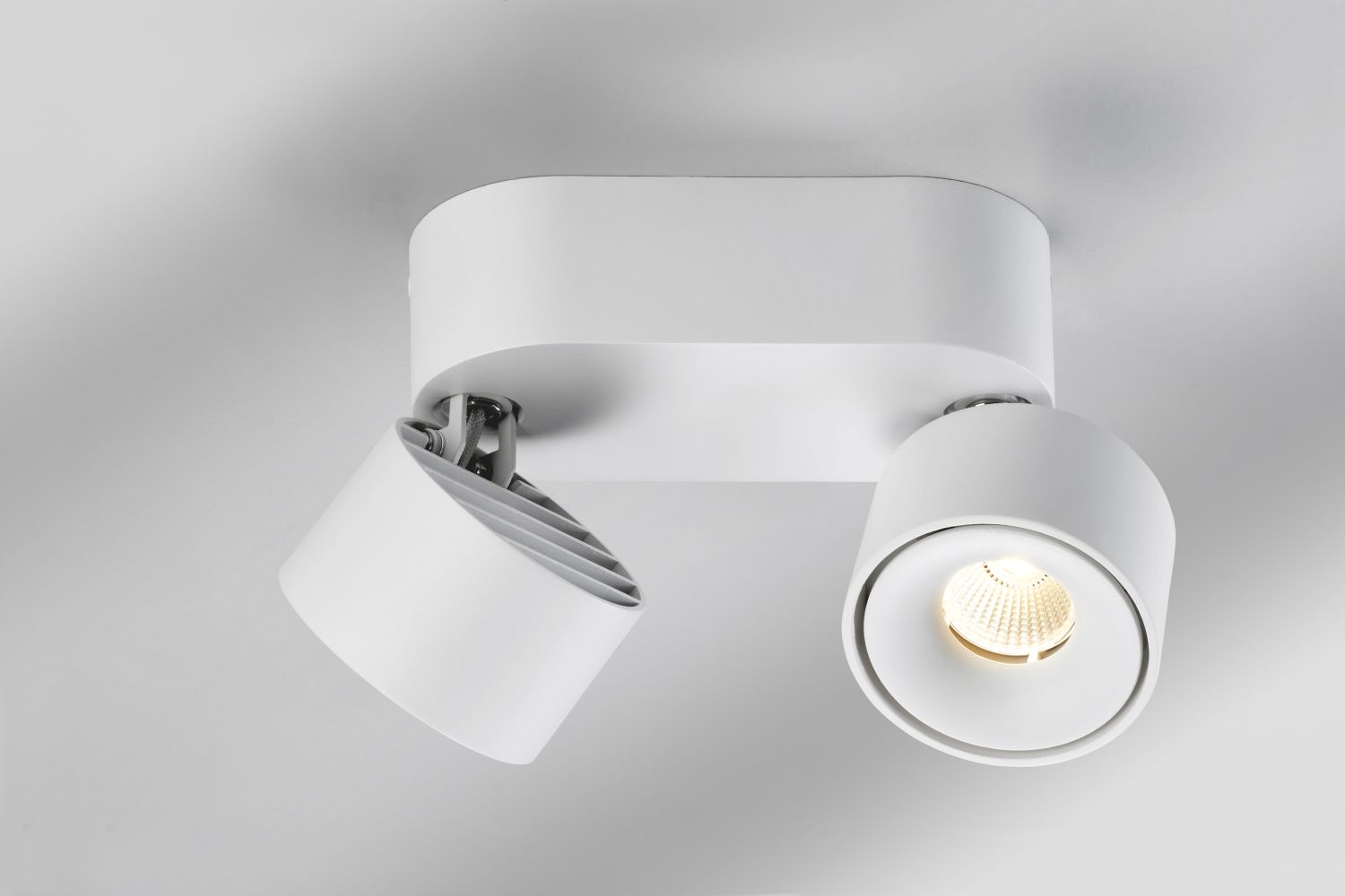 LupiaLicht 2er-LED-Deckenstrahler BLOC S 2x7,5 Watt weiß 3000K 2262-2-8 4260489575390