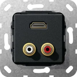 Gira UP Tragring HDMI+C Audio 567410