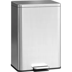 MÜLLEIMER 20 L Treteimer mit Softclose-Deckel, Pedal, Abfalleimer mit Inneneimer