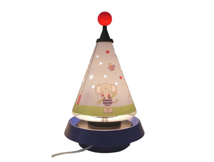 Tischlampe Lolo Lombardo Bla/Gelb für Kinder