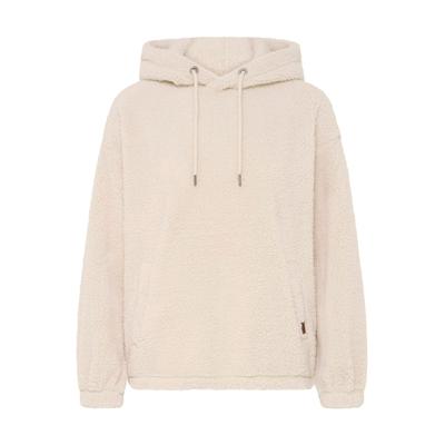 Kapuzenpullover OXMO "Kapuzenpullover OXBerina", Damen, Gr. M, beige (oatmeal), Obermaterial: 100% Polyester PES., Pullover Kapuzenpullover