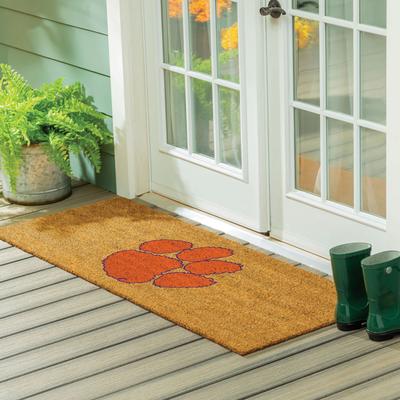 Evergreen Clemson University Full Color Indoor/Outdoor Coir Mat