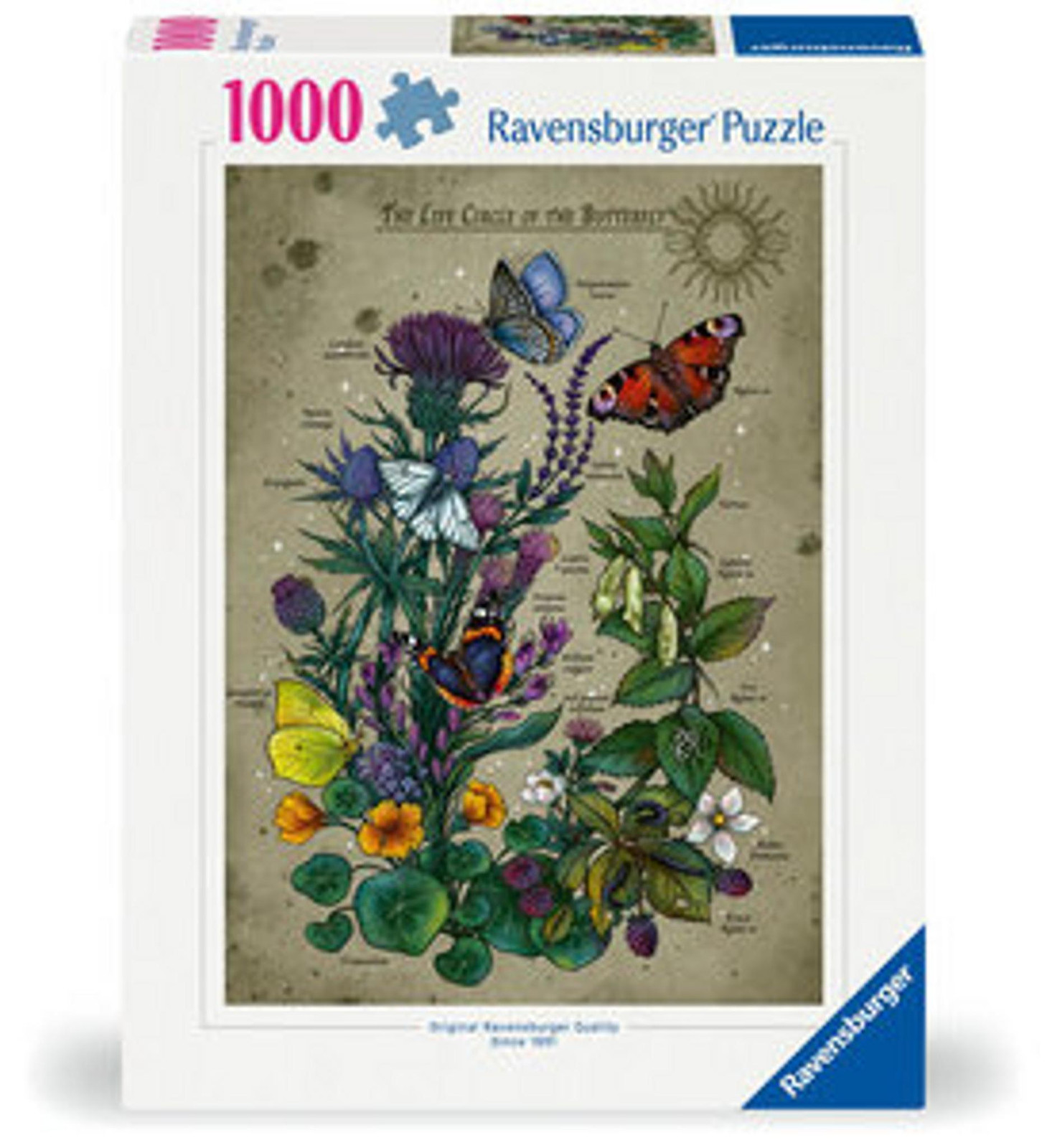Ravensburger Levenscyclus van een vlinder Puzzel 12001435
