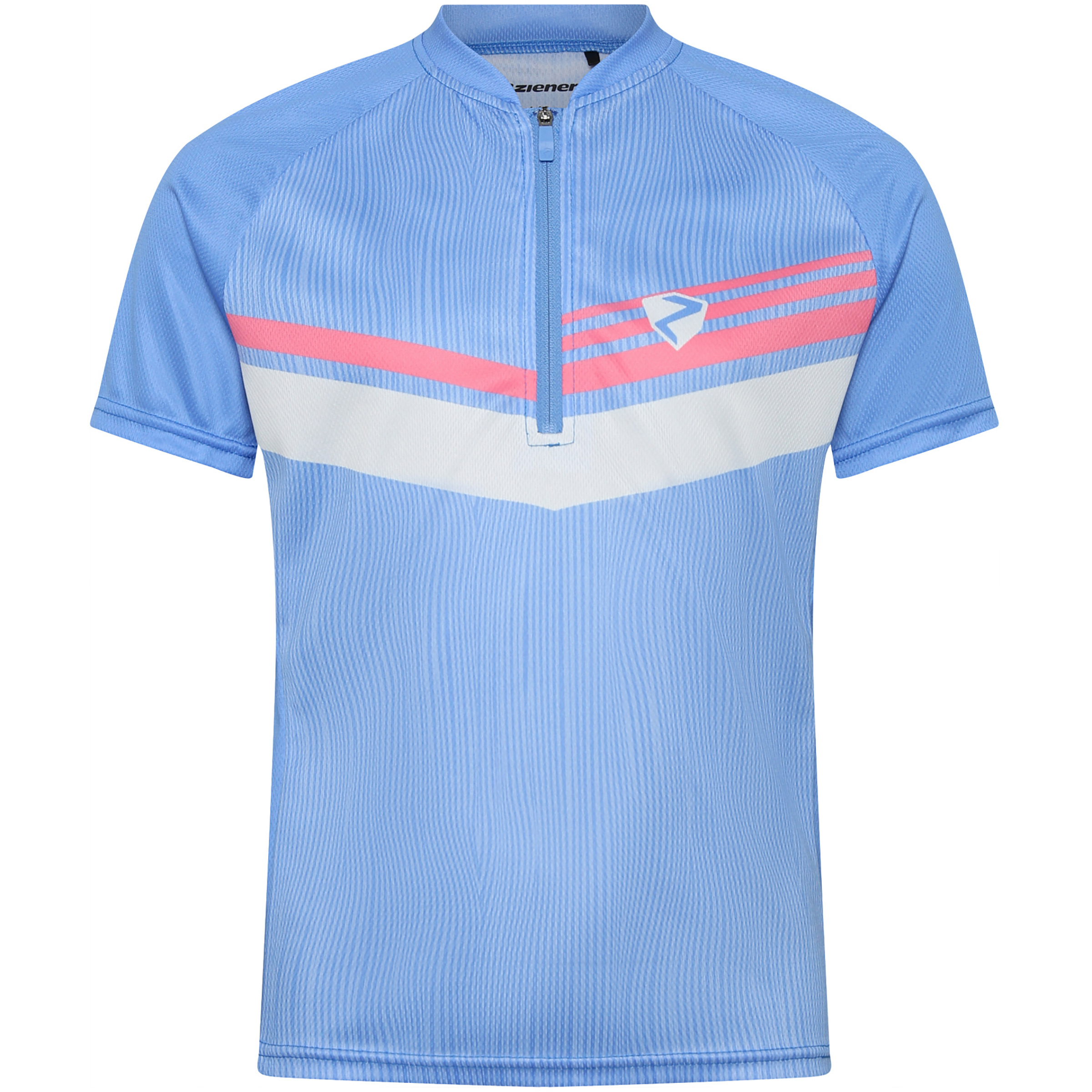 Ziener Nestel Trikot Kinder Radtrikots blau Größe 164 Mountainbike | Rennrad | Gravel Elastisch