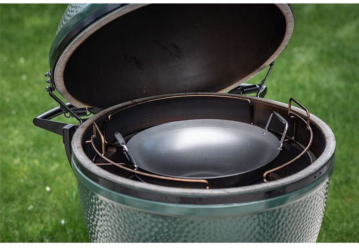 Big Green Egg Carbon Wok van staal