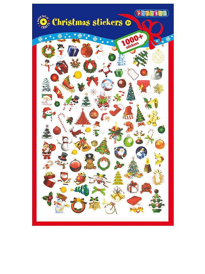 Playbox Stickerset "Weihnachten" in Bunt - ab 5 Jahren - onesize