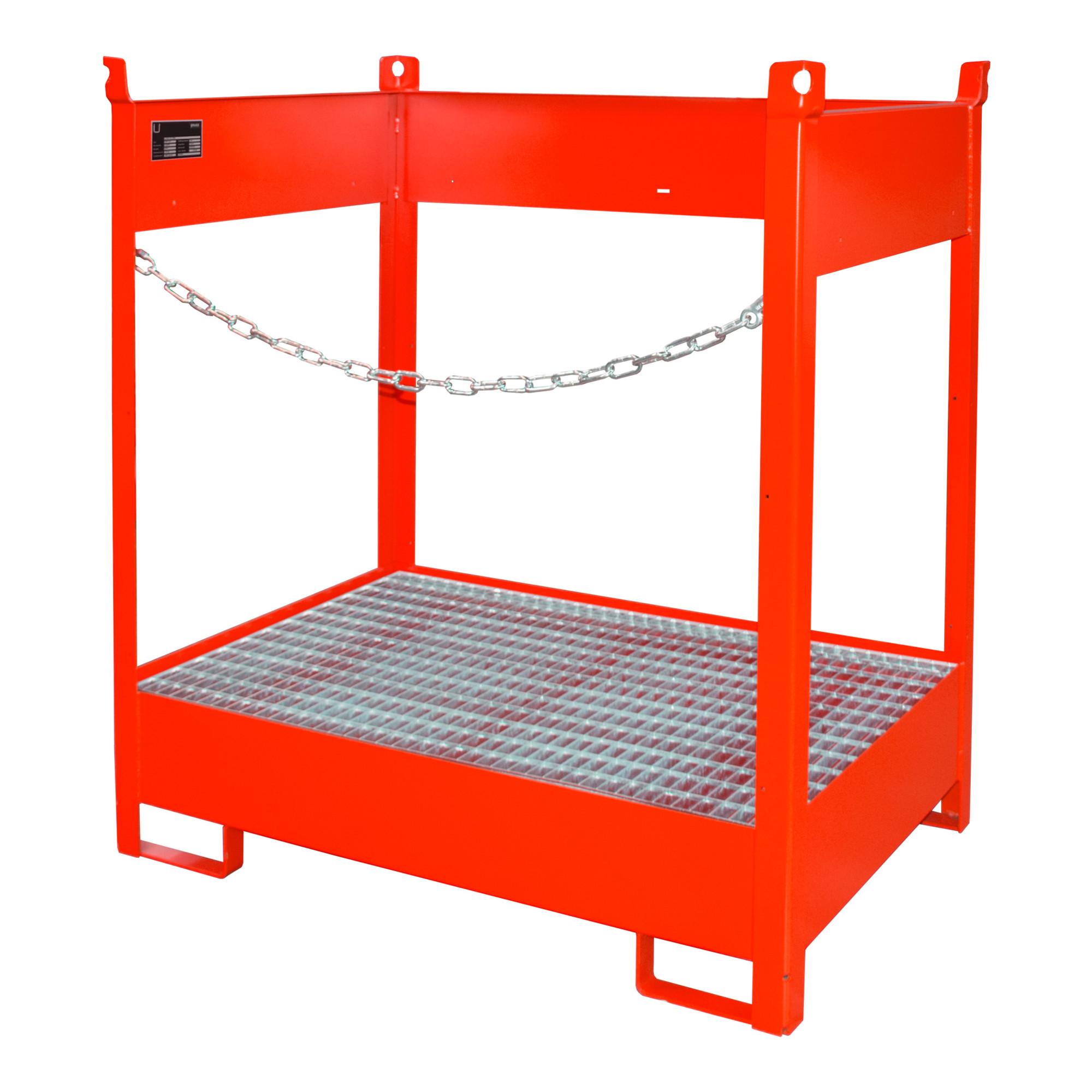 Bauer Südlohn Fass-Stapelpalette FSP-2, lackiert, Feuerrot (4442-04-0000-3000)