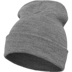 Flexfit Heavyweight Long Beanie, heather grey