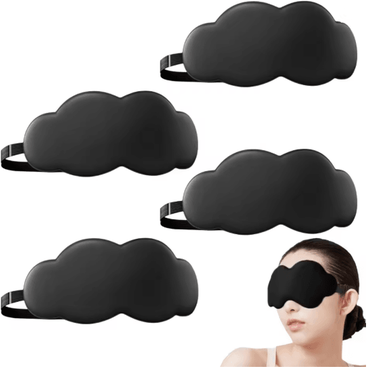 Inspire Essentials 3D Contoured Sleep Eye Mask cloud Style 4pcs