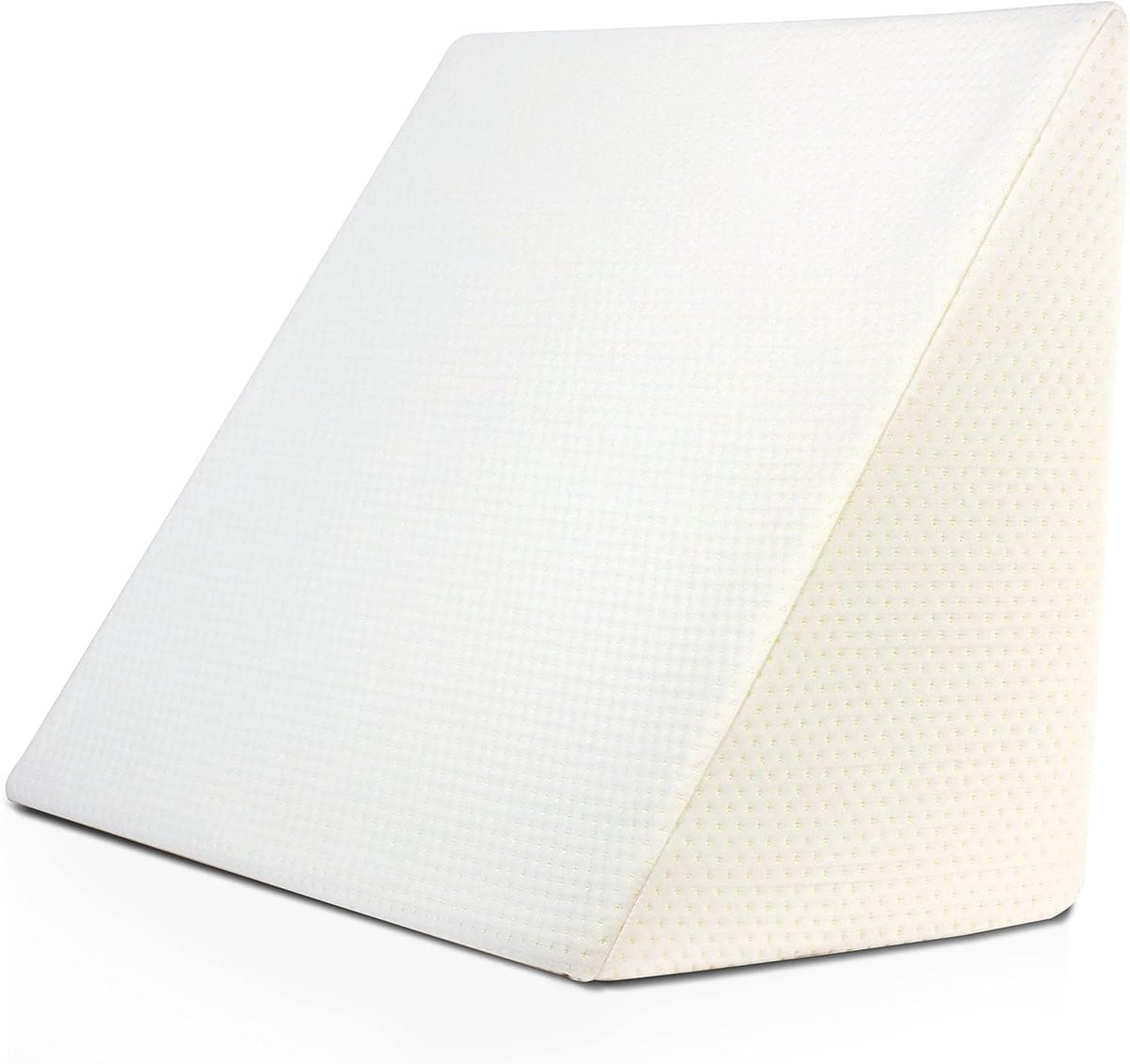 Wigkussen Bed - Leeskussen Rugsteun - Ivoor Wit - 1190 gram