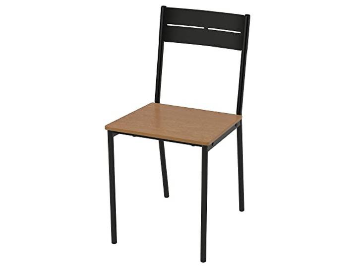 IKEA Chaise Sandsberg\, noir/marron teinté