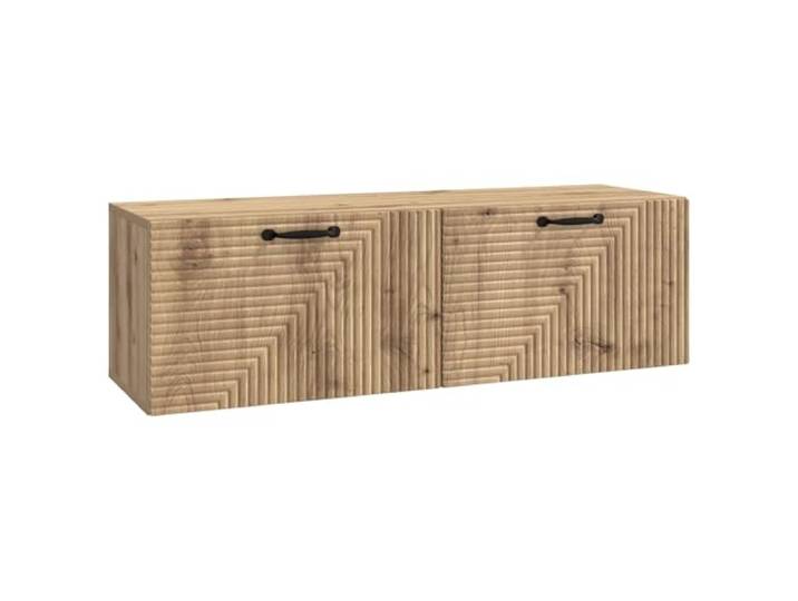 Makastle Wandmontierter TV Schrank Artisan-Eiche 98x31x30 cm