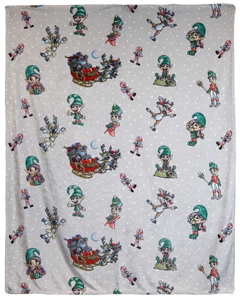 Unique Living Plaid Natale Dessin 1 150 x 200 cm