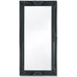 Décoshop26 - Wandspiegel im Barockstil 100 x 50 cm Schwarz DEC022653 DEC022653