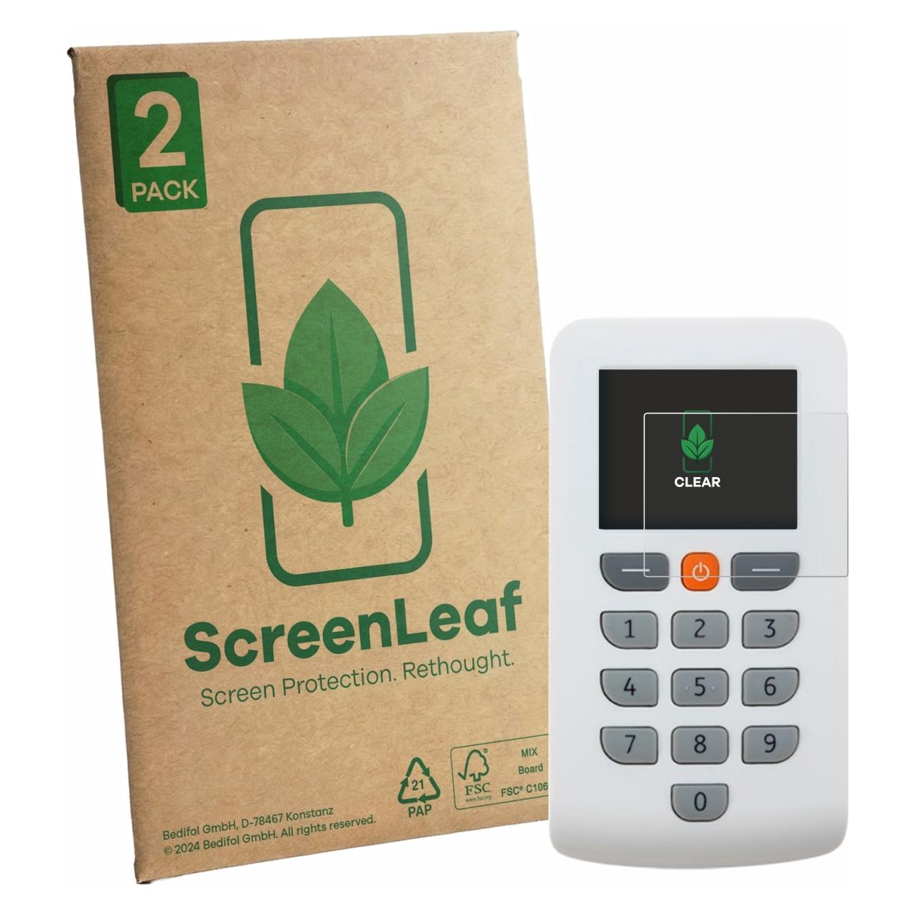 ScreenLeaf Schutzfolie für ING photoTan-Generator Displayschutz Display Schutz Folie Klar Transparent (6164646)