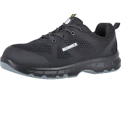 Sicherheitshalbschuhe S1 "5103" FlexStar - schwarz/weiß - 49 - schwarz