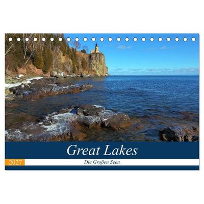 Great Lakes - Die großen Seen (Tischkalender 2027 DIN A5 quer), CALVENDO Monatskalender