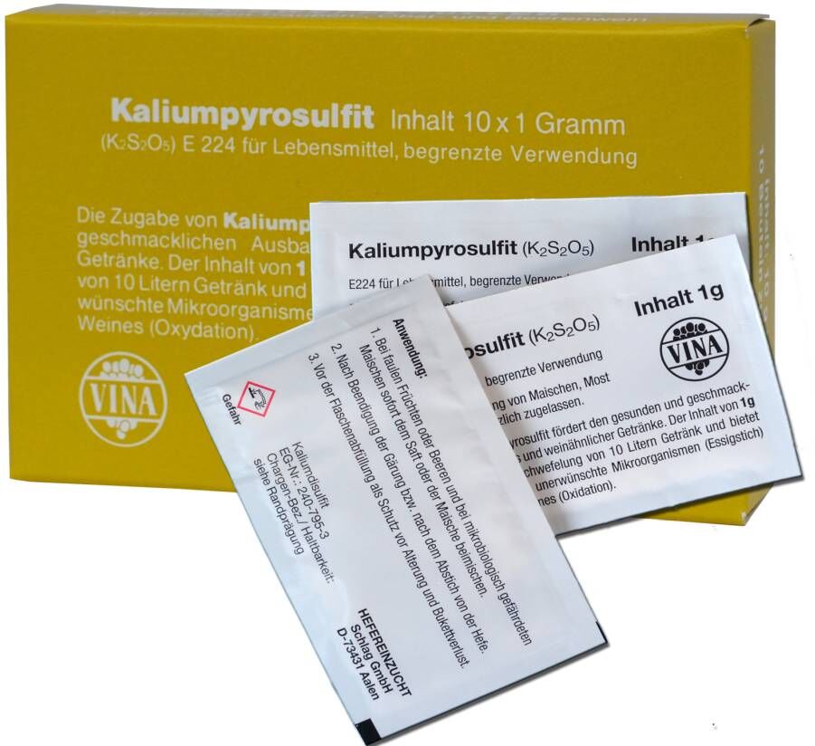 Vina Kaliumpyrosulfit 10 x 1 g