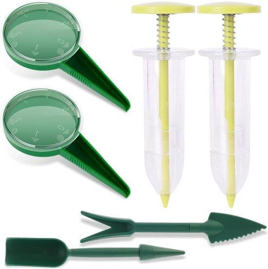 Allecto Plus Mini Zaaimachine met 2 Zaaddispensers, Groen