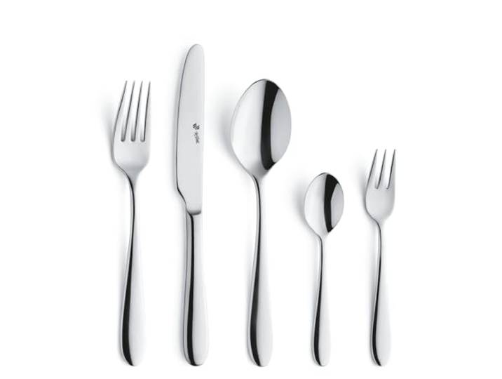 Paul Wirths NOVA Besteck Set 30-tlg, 6 Personen, 18/10 Edelstahl Spülmaschinenfest, rostfrei, harmonische Rundungen, edle Verpackungsbox – für gehobene Tischkultur seit 1926