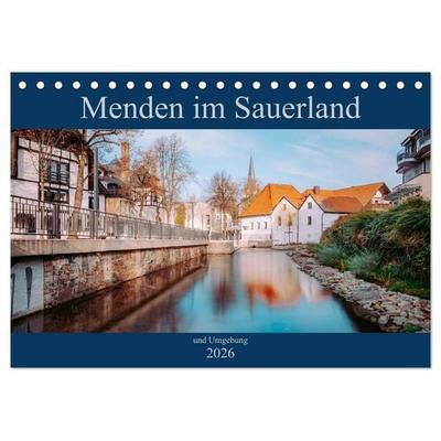 Menden im Sauerland und Umgebung (Tischkalender 2026 DIN A5 quer), CALVENDO Monatskalender