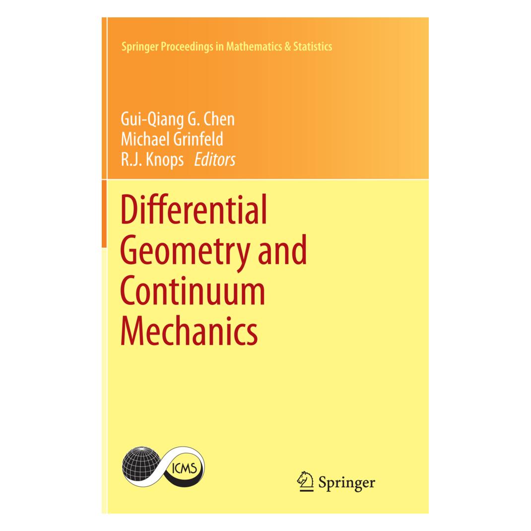 Springer Differential Geometry and Continuum Mechanics (Englisch, Softcover, Gui-Qiang G. Chen, Michael Grinfeld, R. J. Knops) (55950249)