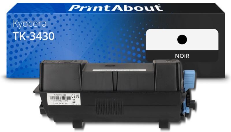 PrintAbout Toner compatible Kyocera TK-3430 - Noir Noir