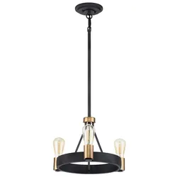 Pendelleuchte Deckenlampe Hängeleuchte Esszimmerlampe 3-flammig D 42,2cm