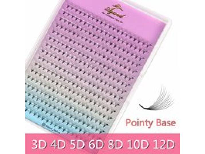 AGUUD 320 Fans Premade Volume Fans Wimpers Verlenging 3D-40D Dunne Puntige Basis Russische Volume Fans Wimpers Verlenging Make-up