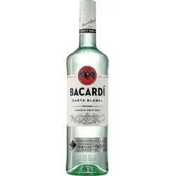 Bacardí Carta Blanca Superior White Rum 37,5% 0,7 Liter