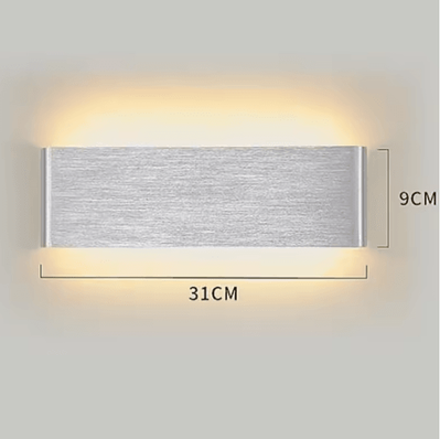 Inspire Picks 28W 32W Smart LED Wall Lamp Bluetooth APP Controlled Dimmable Modern Indoor Wall Sconce silver 20w tricolor Dimming