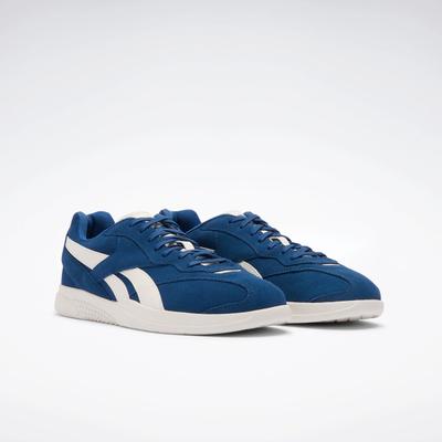Sneaker REEBOK CLASSIC "HAMMER STREET", Herren, Gr. 41, blau (batikblau, chalk, chalk), Leder, Synthetik, Schuhe Sneaker