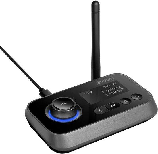 LogiLink Bluetooth Audio Zender Ontvanger - Audio Adapter - Zwart