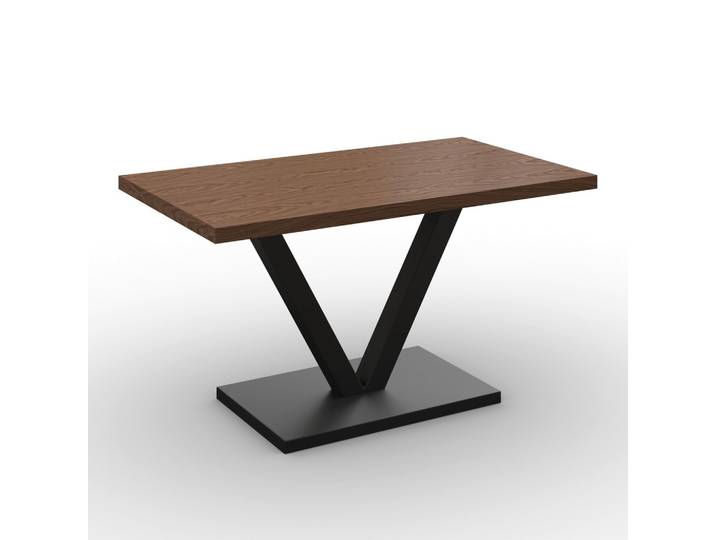 Esstisch Loca Walnussfarben MDF ca. 140x80x76 cm