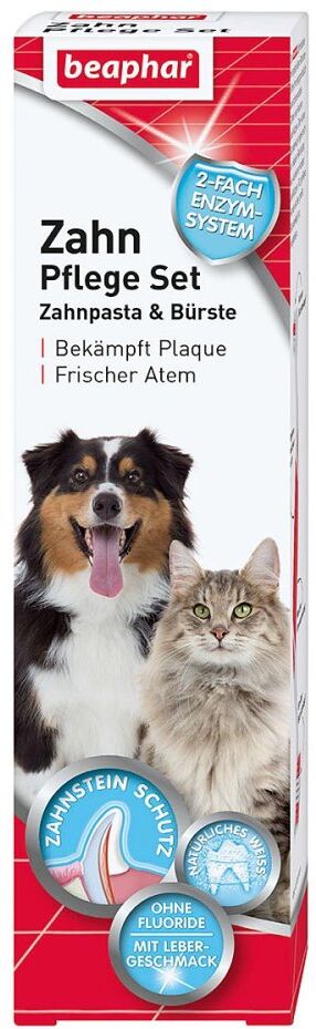 Beaphar Zahnpflege-Set Zahnpasta & Bürste veterinär
