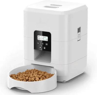 Inspire Picks 2L Smart Automatic Pet Feeder USB Timed Food Dispenser For Cats & Dogs white
