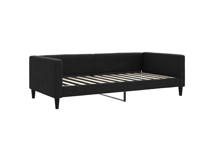 vidaXL Tagesbett Schwarz 100x200 cm Stoff