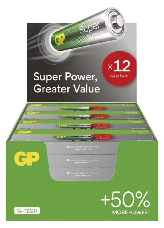 Emos GP Super LR03 AAA Alkaline batterijen, 288 stuks