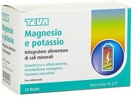 Teva(Paraf+otc) Magnesio Potassio Teva 24buste