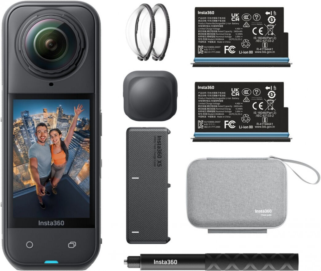 INSTA360 X5 Essentials Bundle + B&W Case schwarz