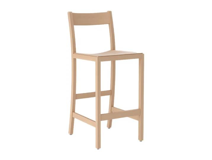 Massproductions Chaise de bar Waiter Hêtre